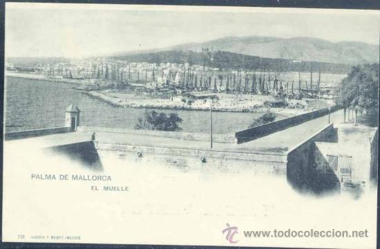 Postales: PALMA DE MALLORCA.- EL MUELLE - Foto 1