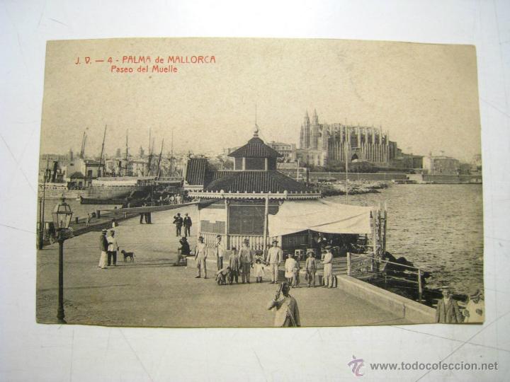 Postales: PALMA DE MALLORCA: PASEO DEL MUELLE (4) - Foto 1