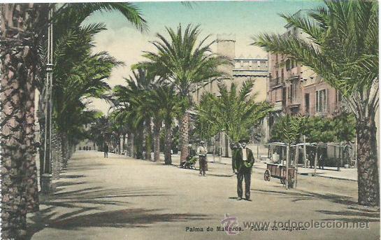 Postales: Palma de Mallorca, paseo de Sagrera - Foto 1