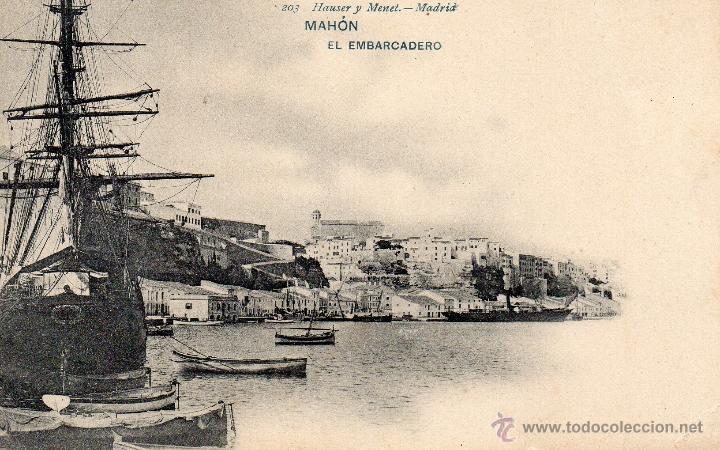 Postales: mah&oacute;n. el embarcadero. 203 hauser y menet - Foto 1