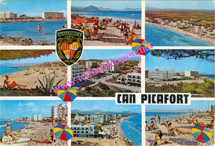 Postales: CAN PICAFORT - MALLORCA - POSTAL DE 1971 - Foto 1