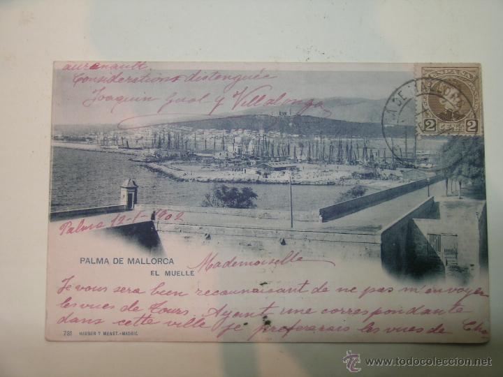 Postales: ANTIGUA POSTAL MALLORCA CIRCULADA 1902 - Foto 1