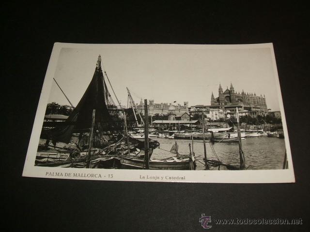 Postales: PALMA DE MALLORCA LA LONJA Y CATEDRAL - Foto 1