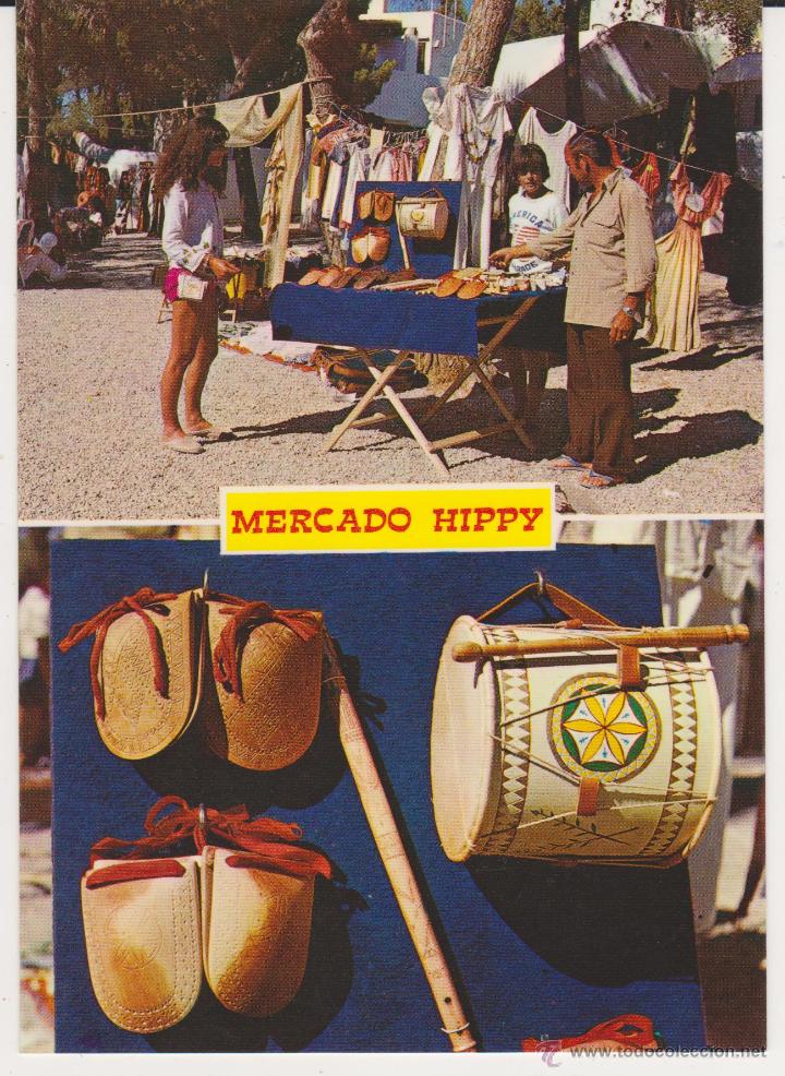 Postales: Santa Eulalia del Rio Mercadillo Hippy