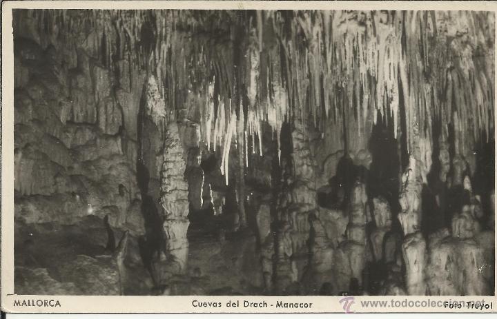 Postales: MALLORCA CUEVAS DE MANACOR ESCRITA - Foto 1