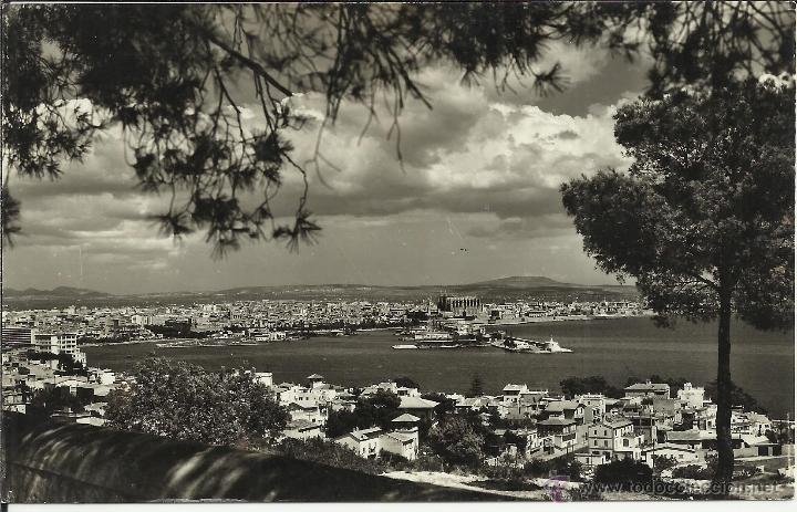 Postales: MALLORCA PALMA VISTA ESCRITA - Foto 1