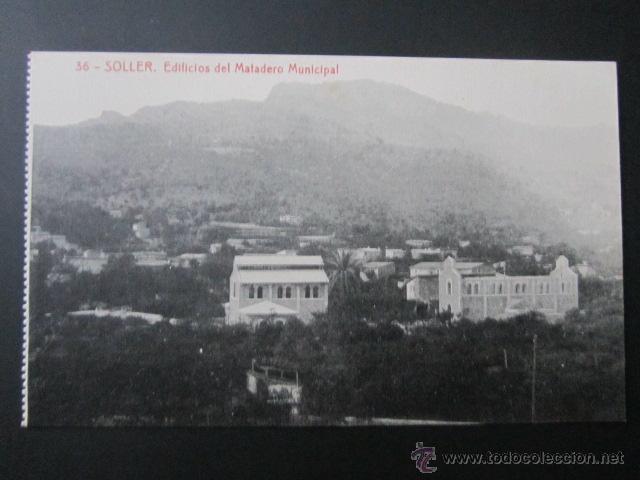 Postales: Postal Baleares. Mallorca. Soller. Edificios del Matadero municipal. - Foto 1