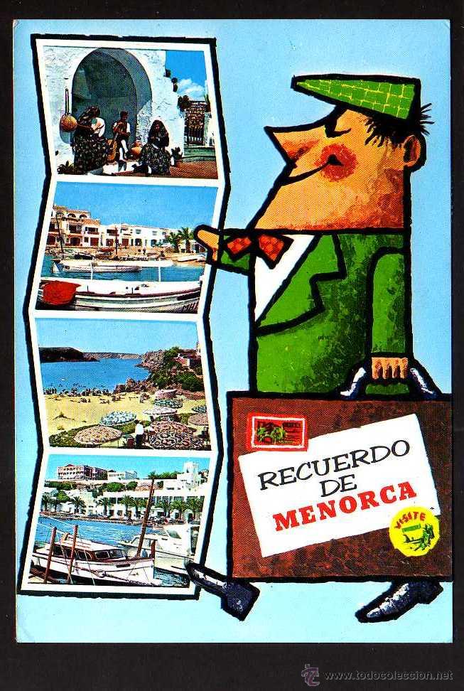 Postales: Menorca. Circulada 1977. - Foto 1