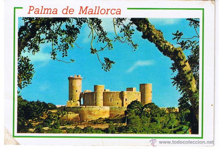 Postales: POSTAL: MALLORCA . CASTILLO DE BELLVER - Foto 1