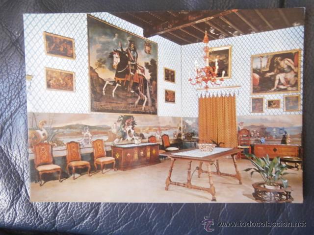 Postales: JARDINES ALFABIA,BUNYOLA-MALLORCA.INTERIOR DEL PALACIO-COMERCIAL CAVI 16