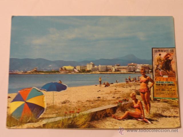 Postales: POSTAL DE MALLORCA ,PLAYA DE CAN PASTILLA - Foto 1