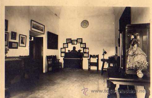 Postales: VALLDEMOSSA N&ordm; 6 INTERIOR DE LA CEL.LA MUSEU CHOP&Iacute;N SIN CIRCULAR - Foto 1