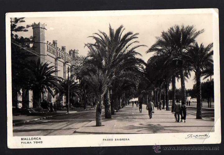 Postales: Mallorca. Paseo Sagrera. No circulada . - Foto 1