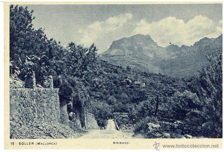 Postales: POSTAL DE MALLORCA, SOLLER, BINIBASSI - Foto 1