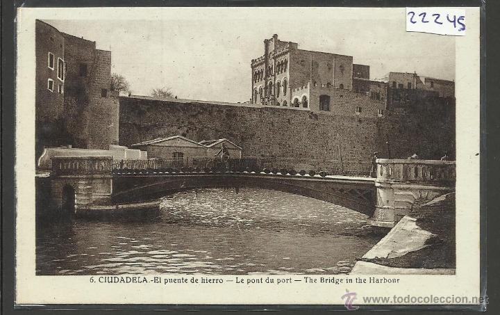 Cartoline: CIUDADELA - 6 - EL PUENTE DE HIERRO - IMP&middot;ALLES - (22245)