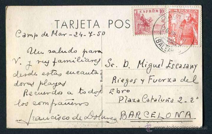 Postales: Playa de Camp de Mar. Mallorca. Colecci&oacute; Barcel&oacute;. - Foto 2