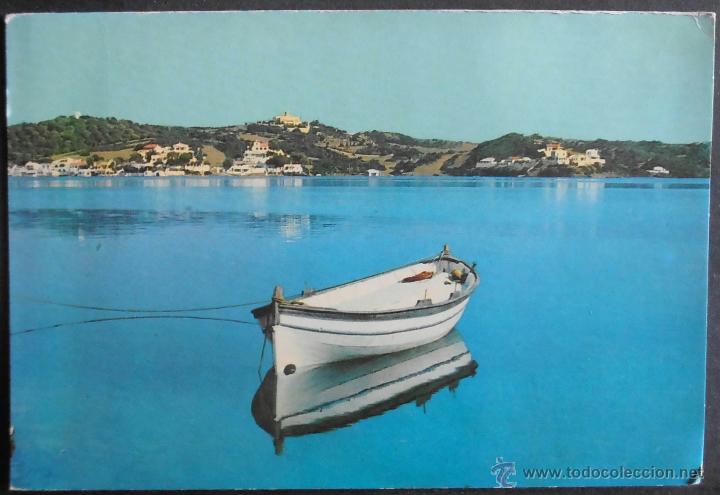 Postales: (11268)POSTAL SIN CIRCULAR,PUERTO,;SAN ANTONIO, AL FONDO,MAO,ILLES BALEARS,BALEARES,CONSERVACION:VER