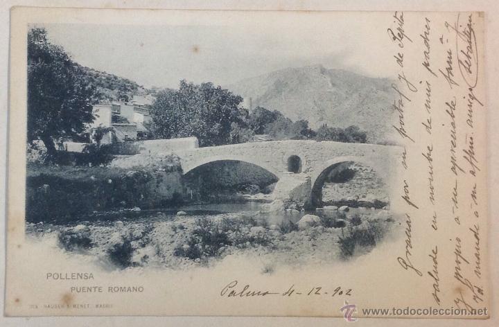 Postkarten: POSTAL FOTOGR&Aacute;FICA PUENTE ROMANO DE POLLENSA.