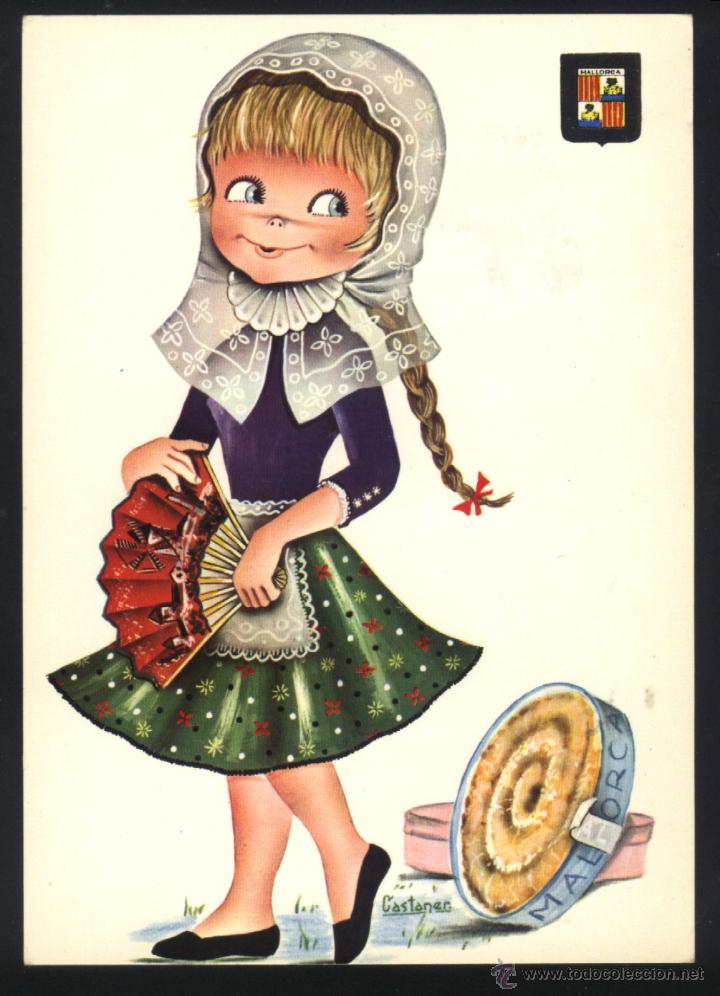 Postales: A-0181- TRAJE REGIONAL DE BALEARES.