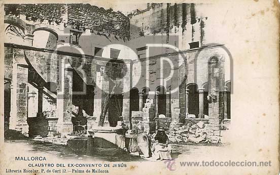 Postales: MALLORCA. CLAUSTRO DEL EX-CONVENTO DE JESUS - Foto 1