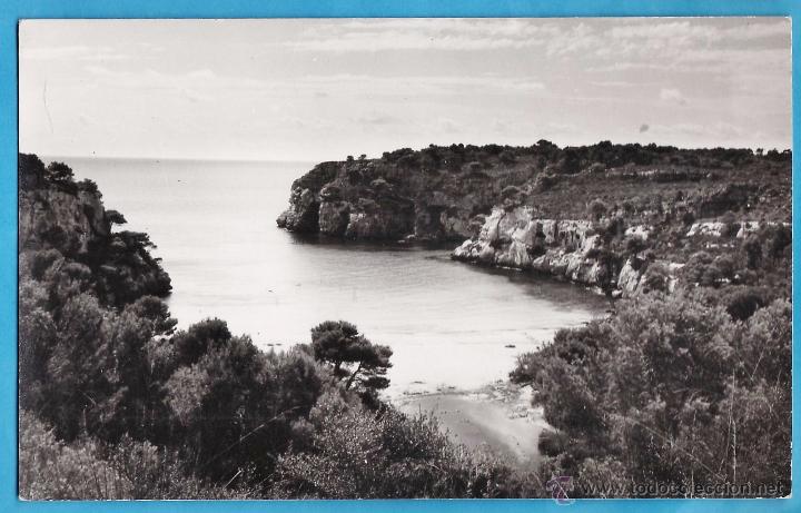 Postales: ciudadela - playa macarella - n&ordm; s/n - ed. al-les / hernando - escrita - a&ntilde;os 50
