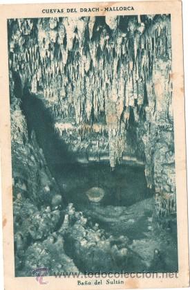 Postcards: CUEVAS DEL DRACH - BA&Ntilde;O DEL SULTAN - S/N&ordm; - ED.HUECOGRABADO MUMBRU - A&Ntilde;OS 20 / 30 - NUEVA -