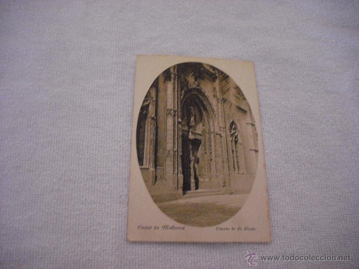 Postales: CIUTAT DE MALLORCA . ENTRADA DE LA LLONJA - Foto 1