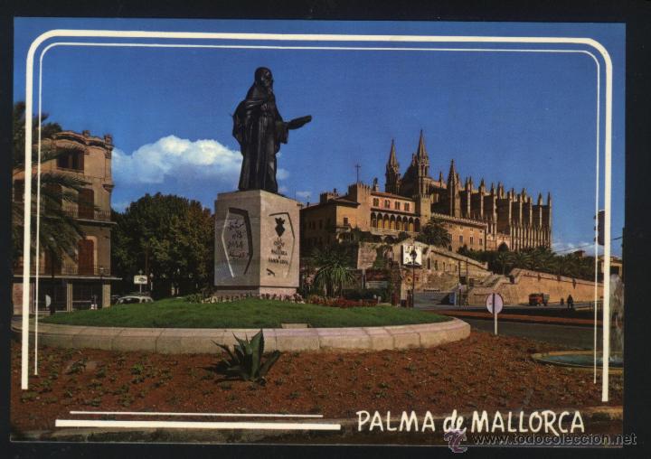 Postales: A-0230- MALLORCA. MONUMENTO A RAMON LLULL - Foto 1