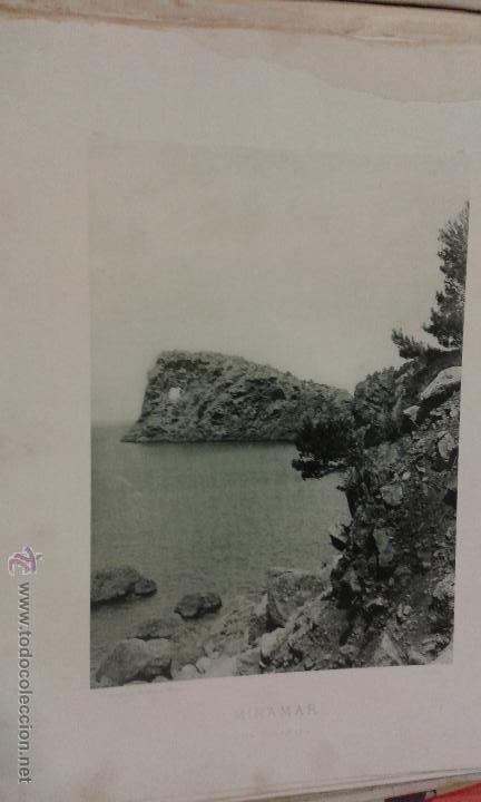 Postais: L&aacute;mina 24 x 30 cm fototipia Hauser y Menet. Baleares. Miramar. Na Forodada