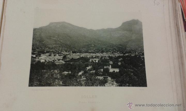 Postais: L&aacute;mina 24 x 30 cm fototipia Hauser y Menet. Soller Vista general.