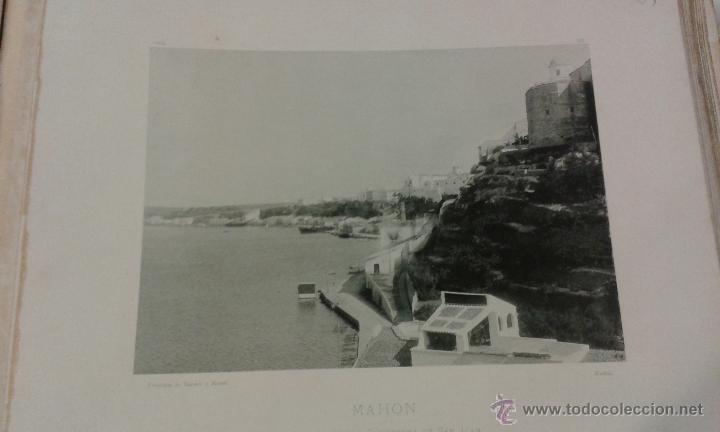 Postales: L&aacute;mina 24 x 30 cm fototipia Hauser y Menet. Mahon Vista desde la Carretera de San Juan.