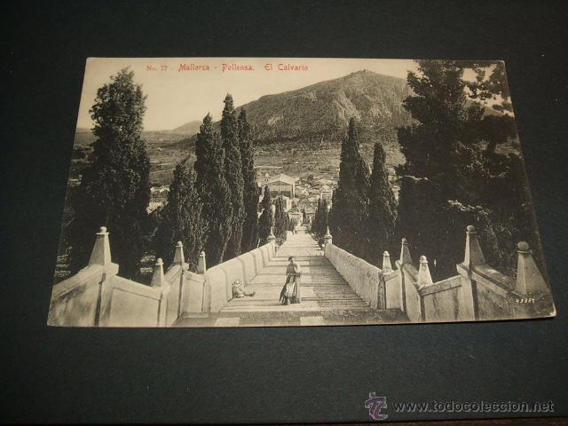 Postales: POLLENSA MALLORCA EL CALVARIO - Foto 1