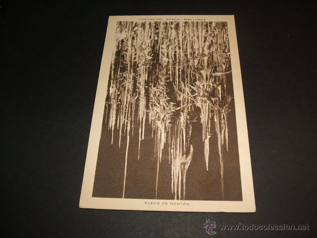 Postales: MALLORCA CUEVAS DEL DRACH FLECO DE MANTON - Foto 1
