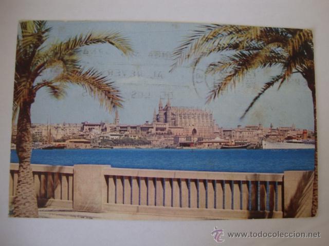 Postales: POSTAL ORIGINAL MALLORCA CIRCULADA CON SELLO - Foto 1