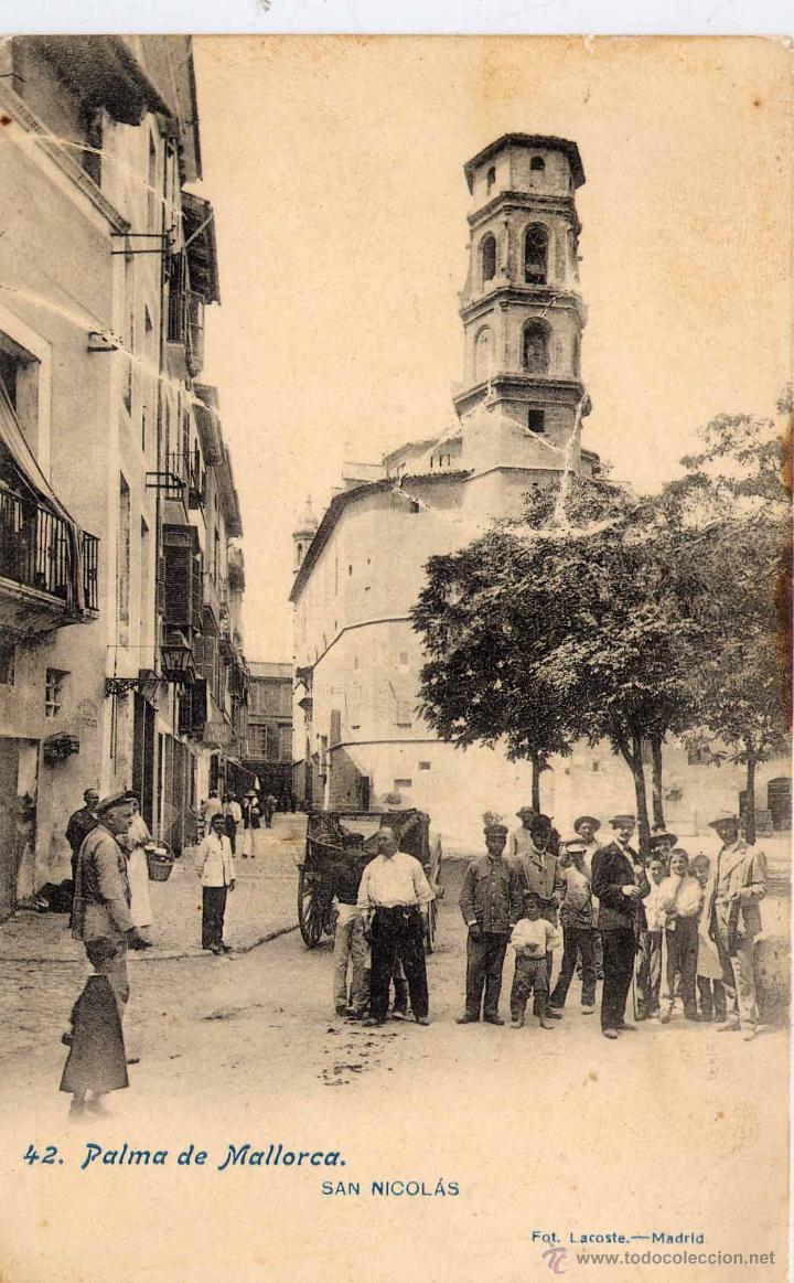 Postales: PALMA DE MALLORCA.- SAN NICOL&Aacute;S - Foto 1