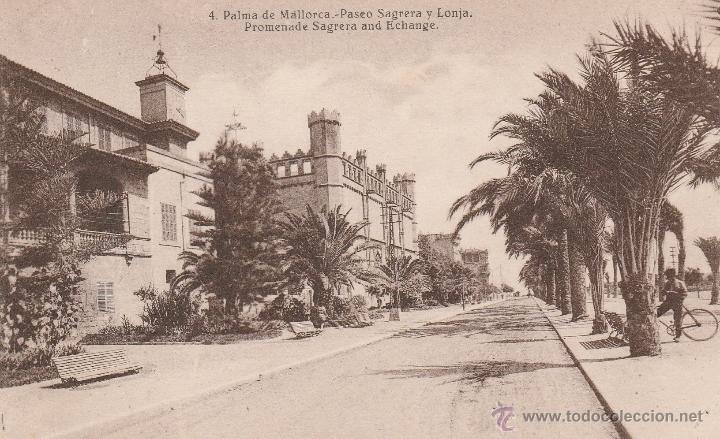 Postkarten: N&ordm; 14868 POSTAL PASEO SEGRERA Y LONJA PALMA DE MALLORCA