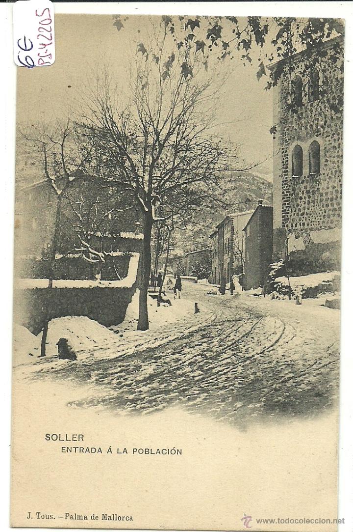 Cartoline: (PS-42205)POSTAL DE SOLLER-ENTRADA A LA POBLACION