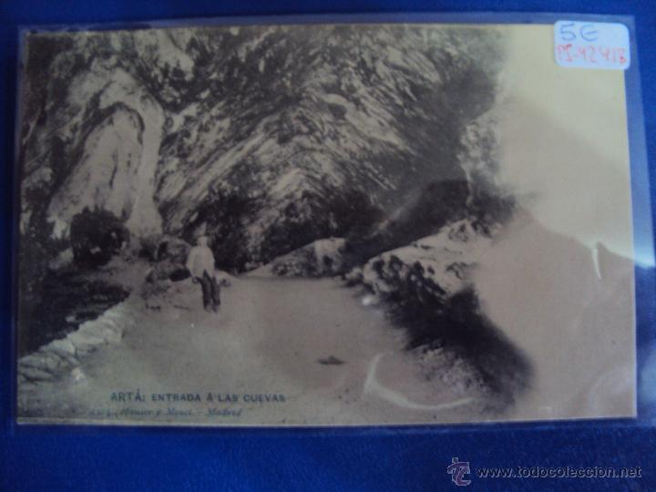 Cartoline: (PS-42418)POSTAL DE ARTA-ENTRADA A LAS CUEVAS.HAUSER Y MENET