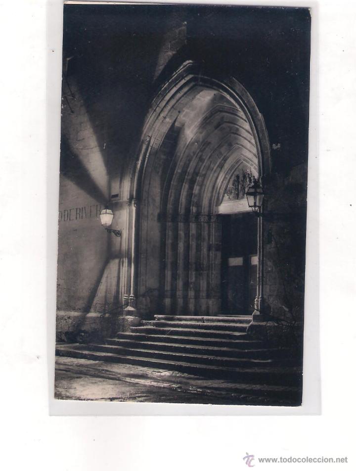 Postales: POSTAL DE CIUDADELA  NOCTURNO DE LA PUERTA DE LA LUZ DE LA SANTA IGLESIA CATEDRAL BASILICA.