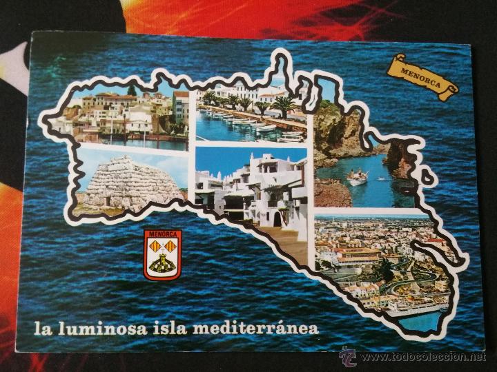 Postales: POSTAL MENORCA , CON SELLO EN REVERSO DE 1996 - Foto 1