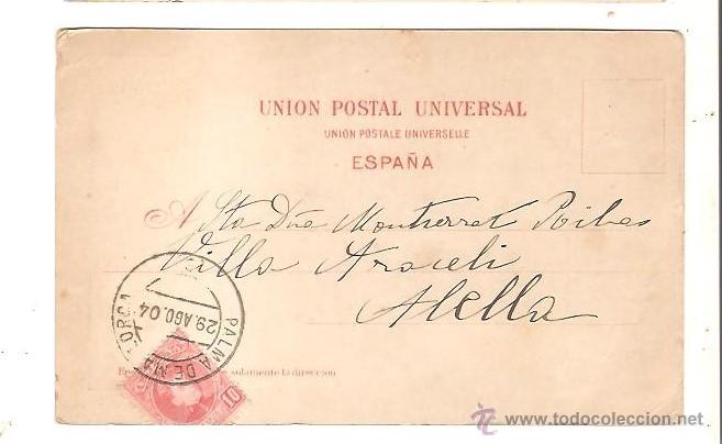 Postales: POSTAL SOLLER (MALLORCA) &ndash; DORSO SIN DIVIDIR - Foto 2