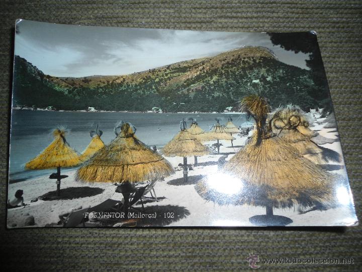 Postales: ANTIGUA POSTAL FORMENTOR - MALLORCA - PLAYA - Foto 1