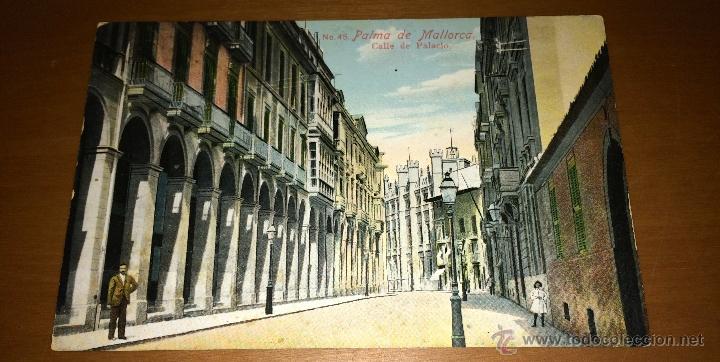 Postcards: POSTAL DE PALMA DE MALLORCA CALLE DE PALACIO