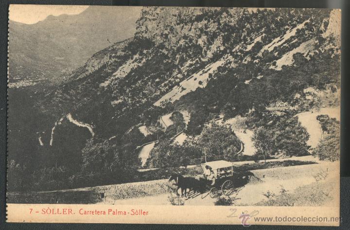 Postkarten: SOLLER - CARRETERA PALMA A SOLLER