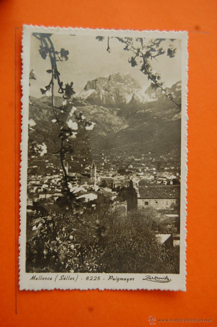 Postales: POSTAL - MALLORCA - SOLLER PUIGMAYOR - ZERKOWITZ - CIRCULADA EN 1952 - Foto 1