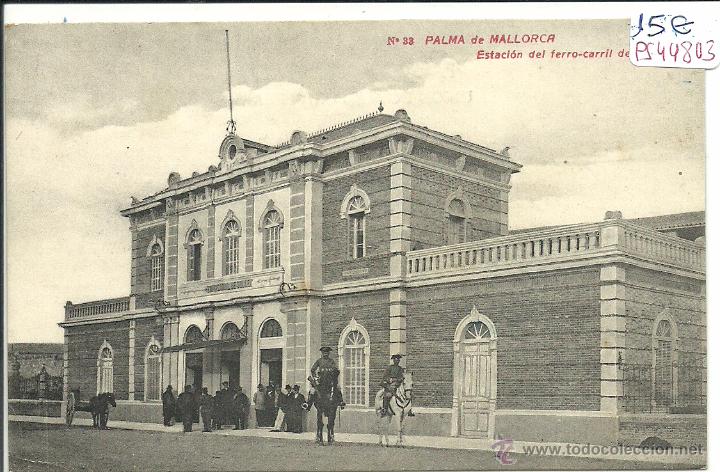 Cartoline: (PS-44803)POSTAL DE PALMA DE MALLORCA-ESTACION DEL FERROCARRIL DE SOLLER