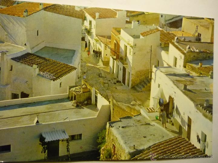Postales: POSTAL IBIZA.-CALLE TIPICA.-ESCRITA