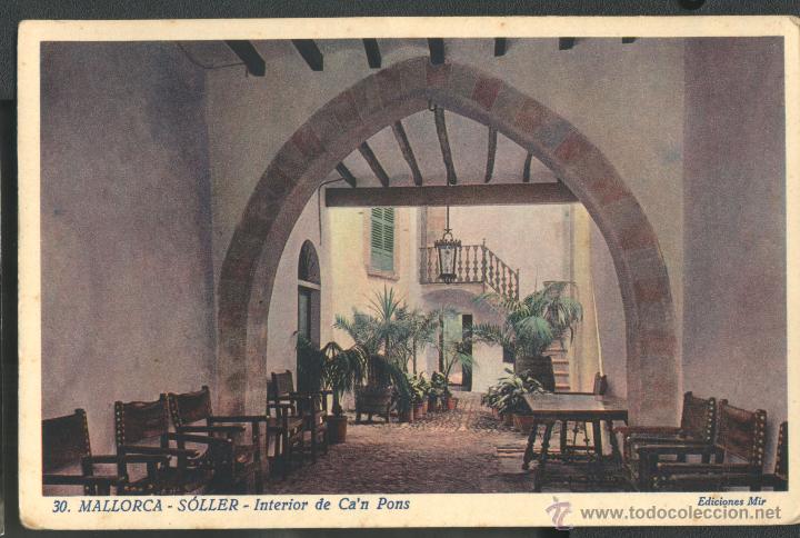 Postkarten: SOLLER - INTERIOR DE CA'N PONS