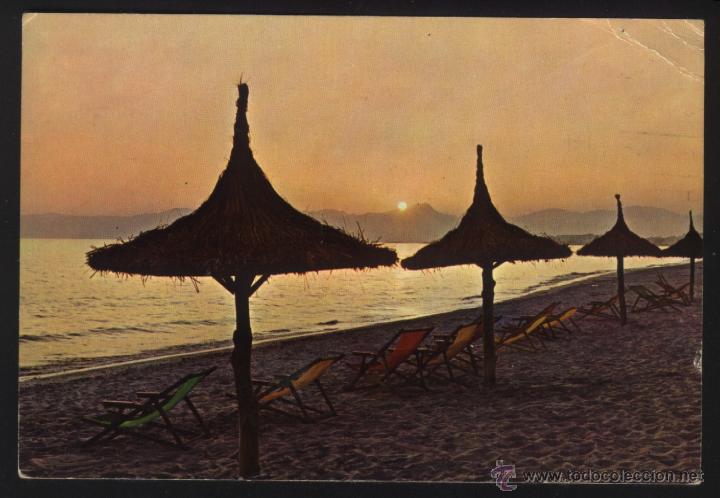 Postales: A-1447- MALLORCA. PUESTA DE SOL. - Foto 1