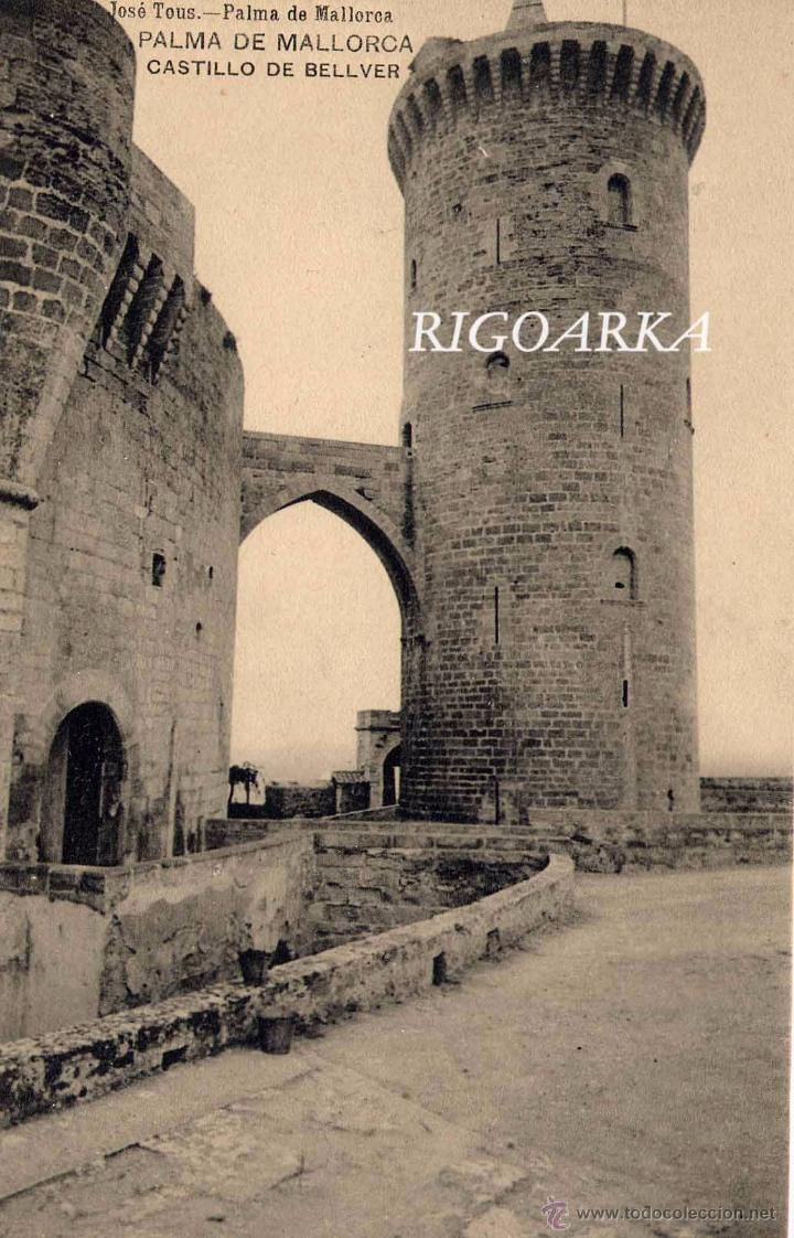 Postales: PALMA DE MALLORCA.- CASTILLO DE BELLVER - Foto 1
